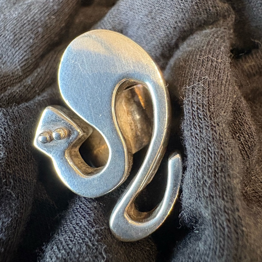 Sterling Silver Snake Ring